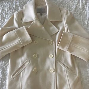 Women’s Cream Color Peacoat Sz Med